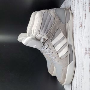 Adidas | Retro Neo Ortholite Grey Suede Trim High Tops Sneakers